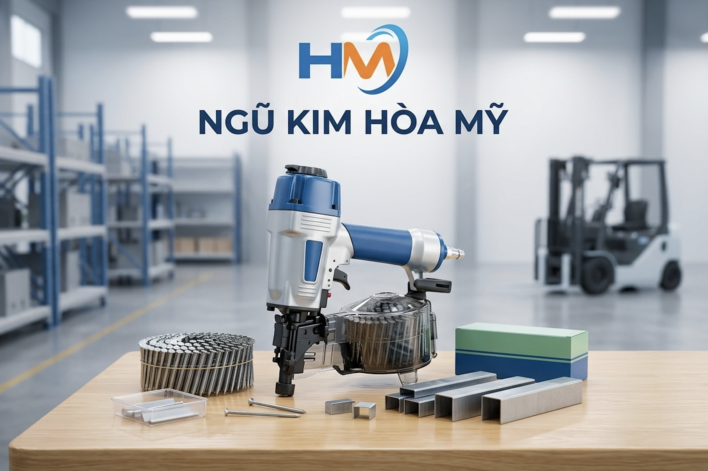 Máy bắn đinh cuộn pallet