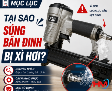 TẠI SAO SÚNG BẮN ĐINH BỊ XÌ HƠI?