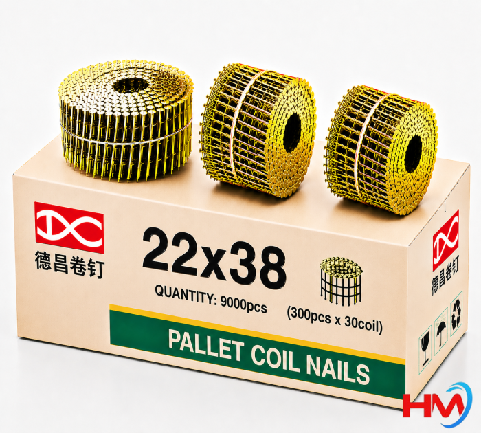 Đinh cuộn trơn 22x38