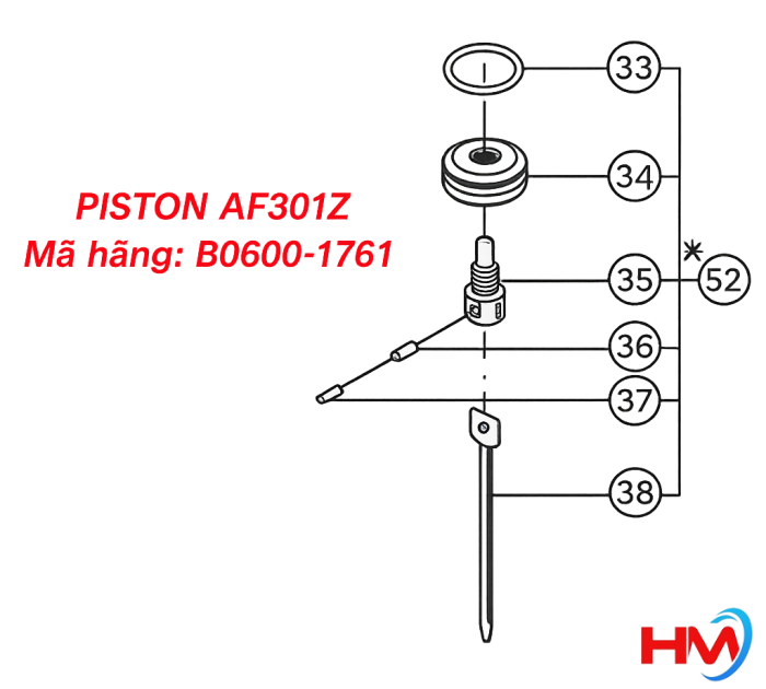 PISTON SÚNG BẮN ĐINH